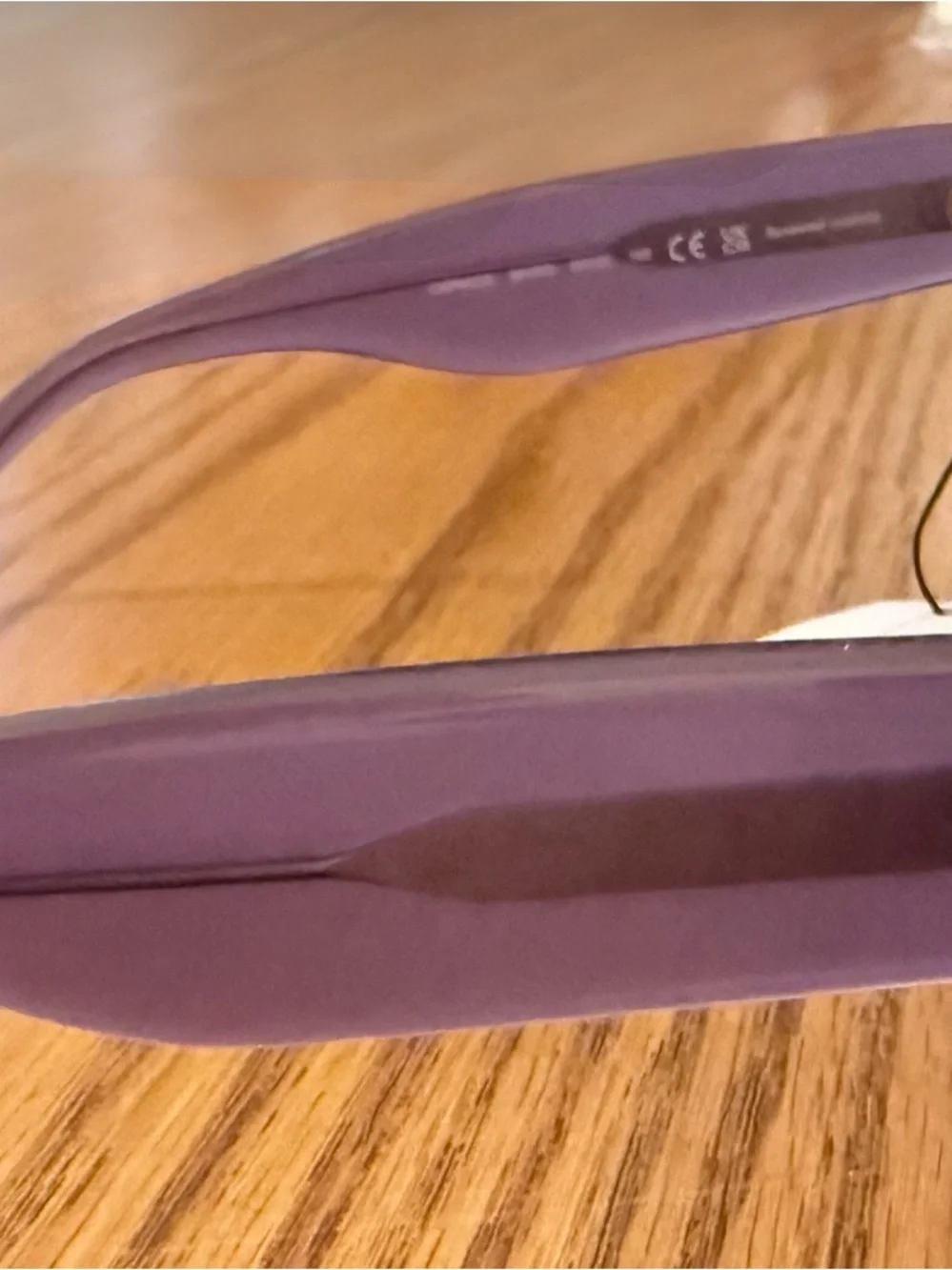 kate spade Purple Oversized Cat-Eye Sunglasses